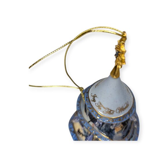 Thomas Kincade Jeweled Tree Ornament Bone China Bradford Exchange 5" - Picture 7 of 11